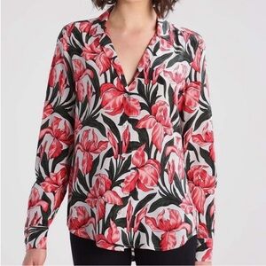 Equipment Femme Adalyn Silk Floral Blouse